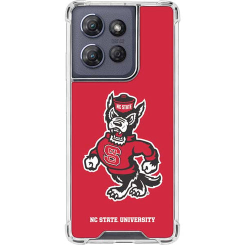 North Carolina State University Wolfpack Moto G Play 5G (2025) Clear Case