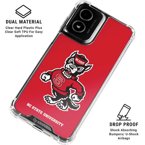 North Carolina State University Wolfpack Moto G Power 5G (2024) Clear Case