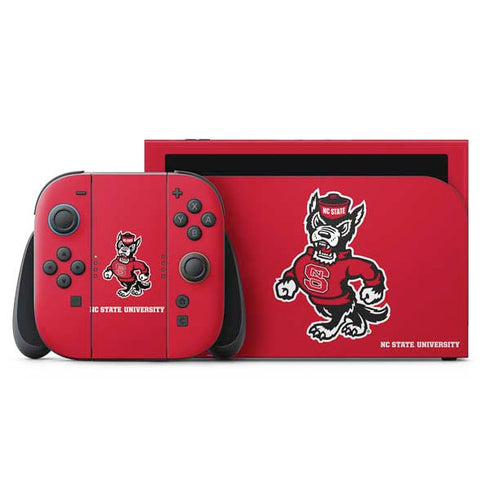 North Carolina State University Wolfpack Nintendo Switch 2 (2025) with Joy-Con Skin