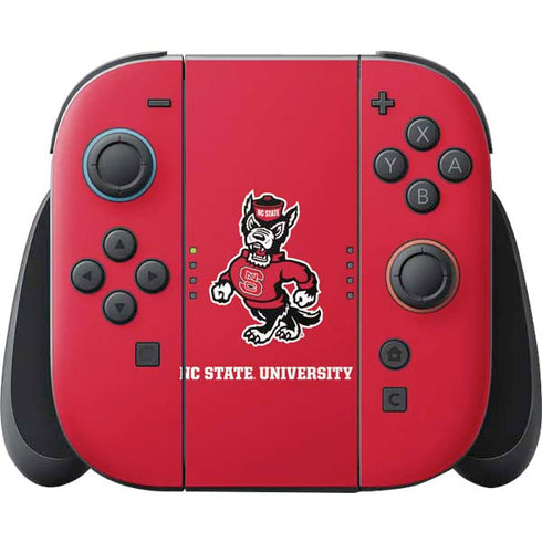 North Carolina State University Wolfpack Nintendo Switch 2 (2025) Joy-Con Controller Skin