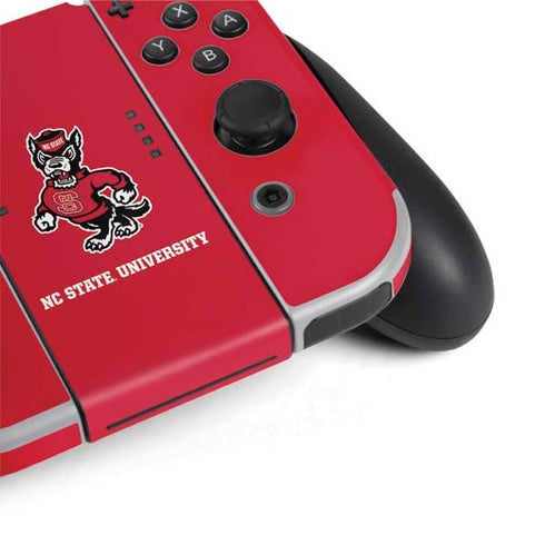 North Carolina State University Wolfpack Nintendo Switch OLED (2021) Skin