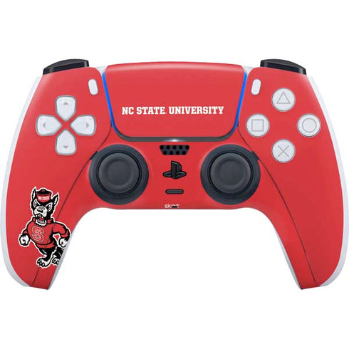 North Carolina State University Wolfpack PS5 Controller Skin