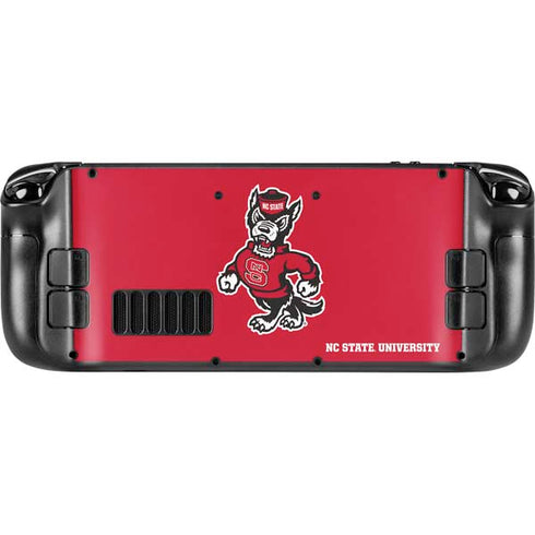 North Carolina State University Wolfpack Steam Deck Handheld Gaming Computer OLED Skin