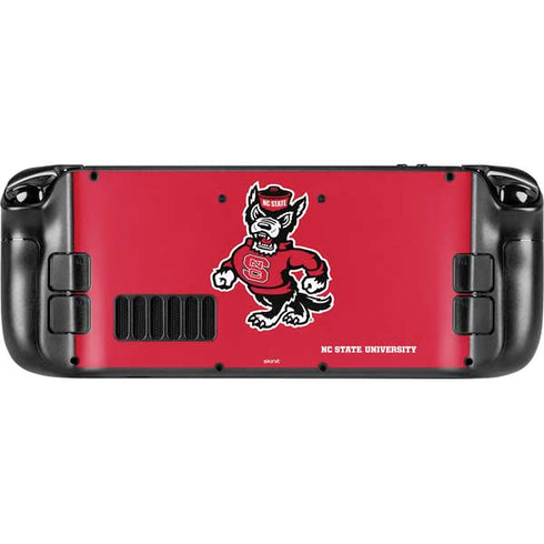 North Carolina State University Wolfpack Steam Deck Handheld Gaming Computer Skin