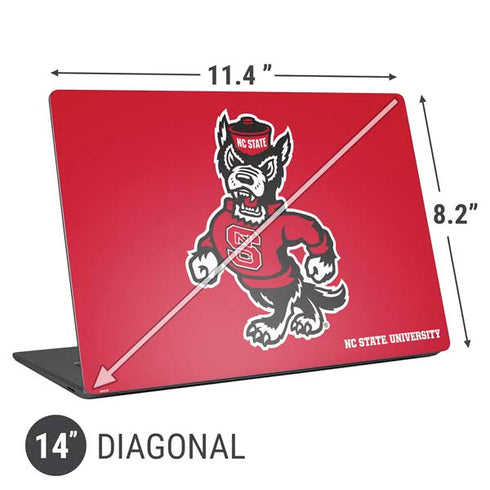 North Carolina State University Wolfpack Universal Laptop 14in (11.4 x 8.2in) Skin