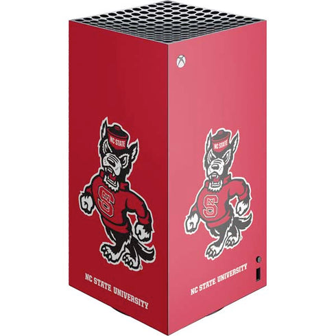North Carolina State University Wolfpack XBox Series X Digital Edition Console Skin