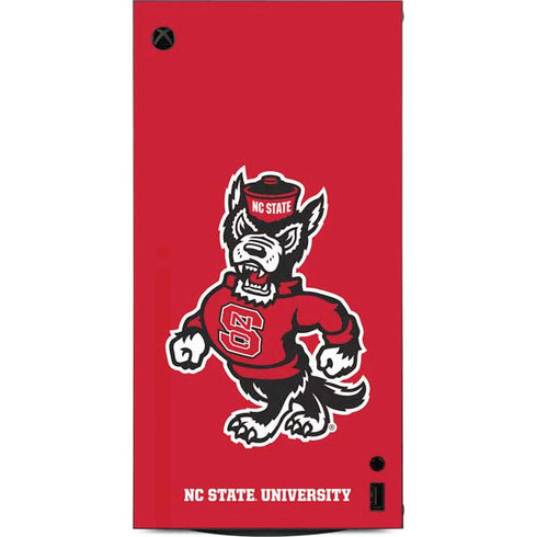 North Carolina State University Wolfpack XBox Series X Digital Edition Console Skin