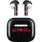 University of Nebraska Collegiate Text Black Apple AirPods (3rd Gen 2021) Skin