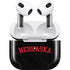 University of Nebraska Collegiate Text Black Apple AirPods (3rd Gen 2021) Skin