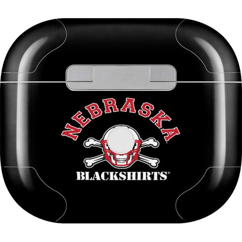 University of Nebraska Blackshirts Apple AirPods (3rd Gen 2021) Skin