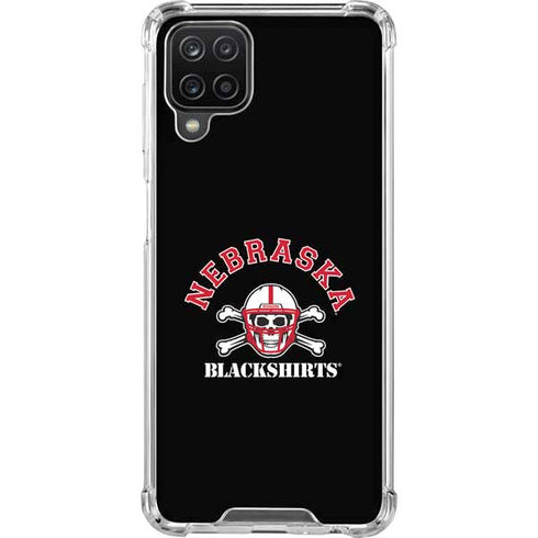 University of Nebraska Blackshirts Galaxy A12 Clear Case
