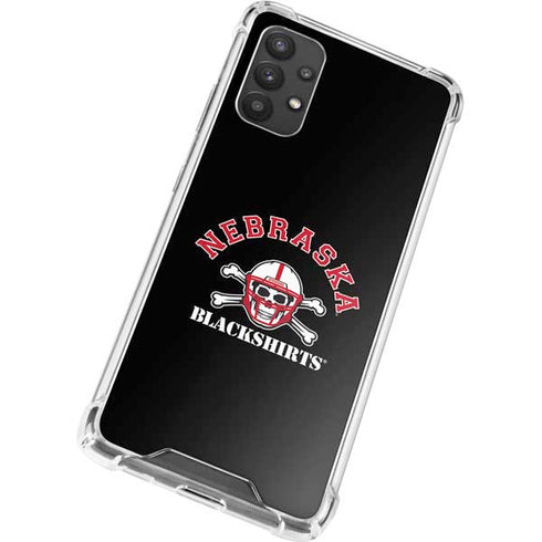 University of Nebraska Blackshirts Galaxy A32 5G Clear Case
