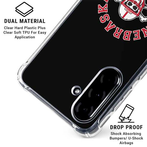 University of Nebraska Blackshirts Galaxy A36 5G Clear Case