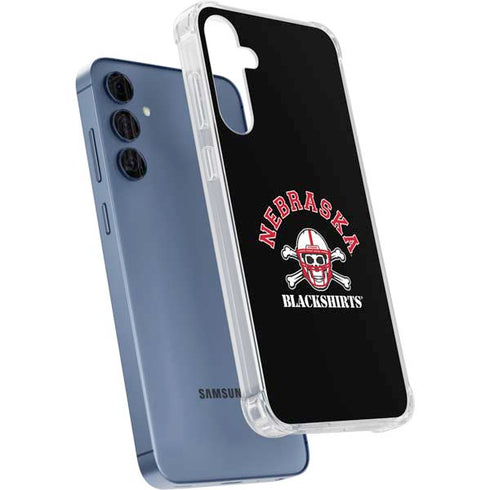 University of Nebraska Blackshirts Galaxy A55 5G Clear Case