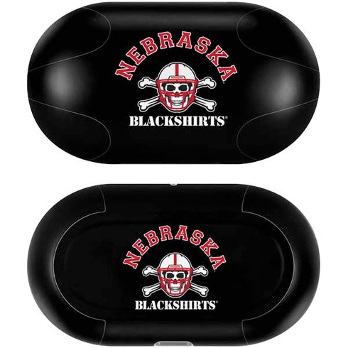 University of Nebraska Blackshirts Galaxy Buds Plus Skin