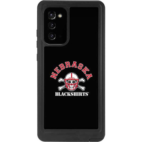 University of Nebraska Blackshirts Galaxy Note20 5G Waterproof Case