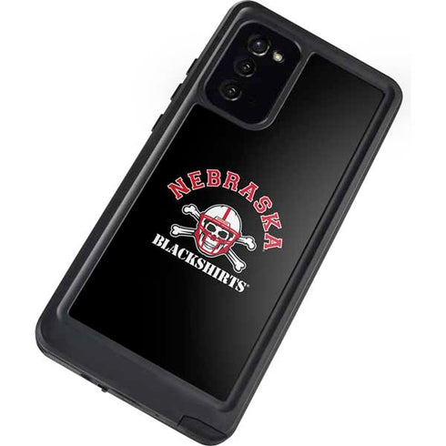 University of Nebraska Blackshirts Galaxy Note20 5G Waterproof Case