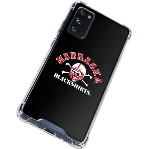 University of Nebraska Blackshirts Galaxy S20 FE Clear Case