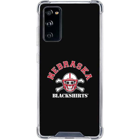 University of Nebraska Blackshirts Galaxy S20 FE Clear Case