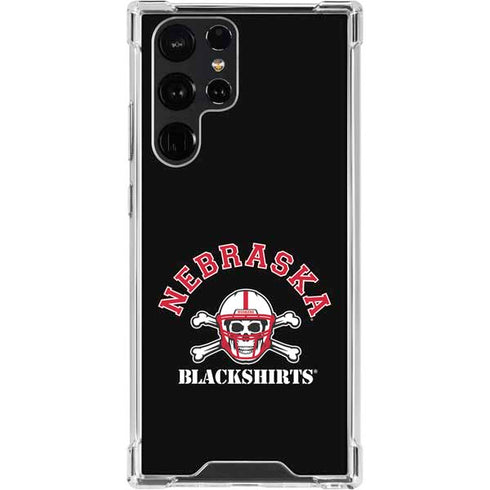 University of Nebraska Blackshirts Galaxy S23 Ultra Clear Case