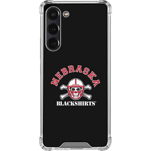 University of Nebraska Blackshirts Galaxy S24 FE Clear Case