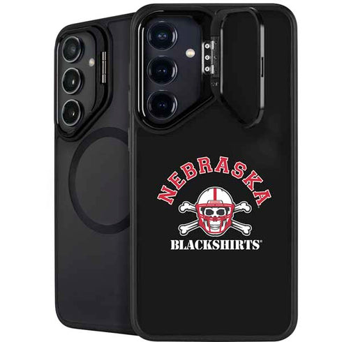 University of Nebraska Blackshirts Galaxy S25 Plus Kickstand Case