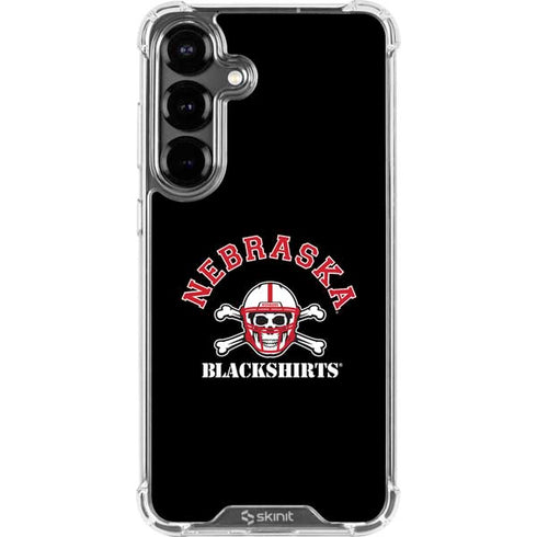 University of Nebraska Blackshirts Galaxy S26 Clear Case