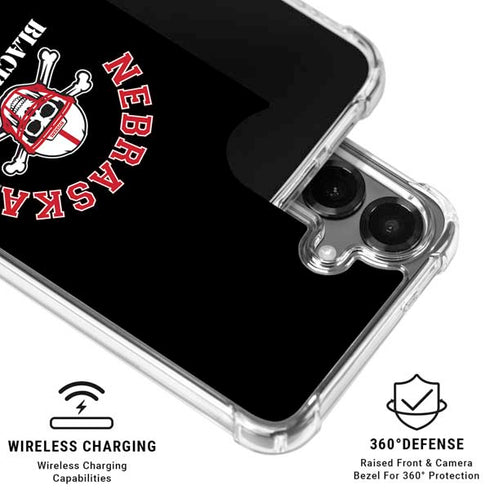University of Nebraska Blackshirts Galaxy S26 Clear Case