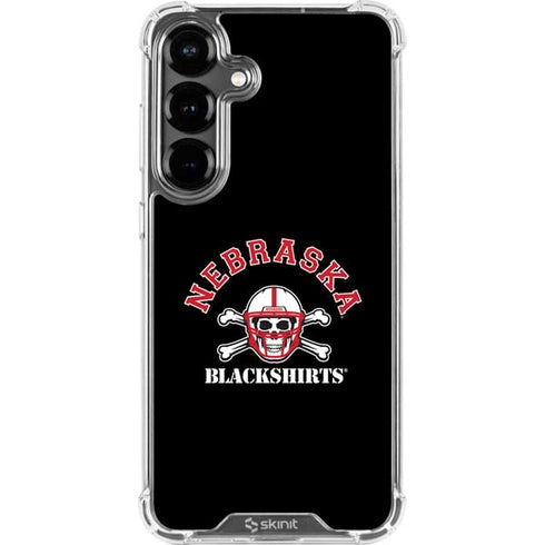 University of Nebraska Blackshirts Galaxy S26 Plus Clear Case