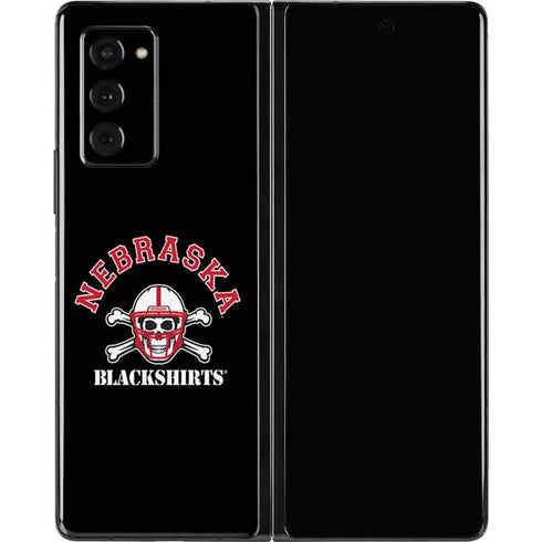University of Nebraska Blackshirts Galaxy Z Fold2 5G Skin