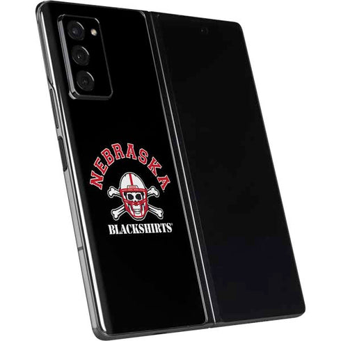 University of Nebraska Blackshirts Galaxy Z Fold2 5G Skin