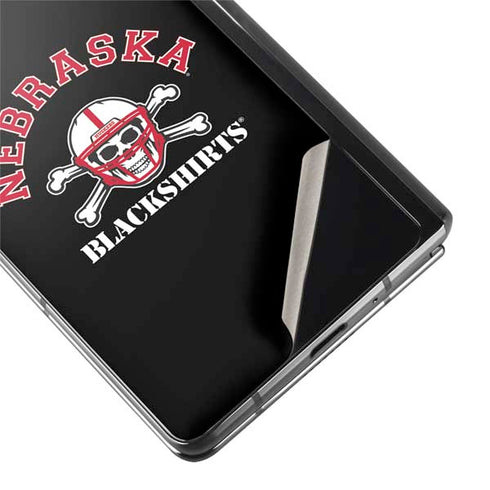 University of Nebraska Blackshirts Galaxy Z Fold2 5G Skin