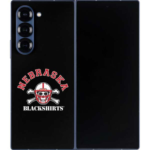 University of Nebraska Blackshirts Galaxy Z Fold6 Skin