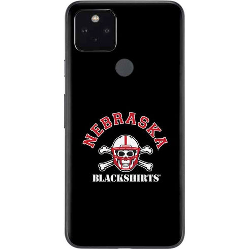 University of Nebraska Blackshirts Google Pixel 4a 5G Skin