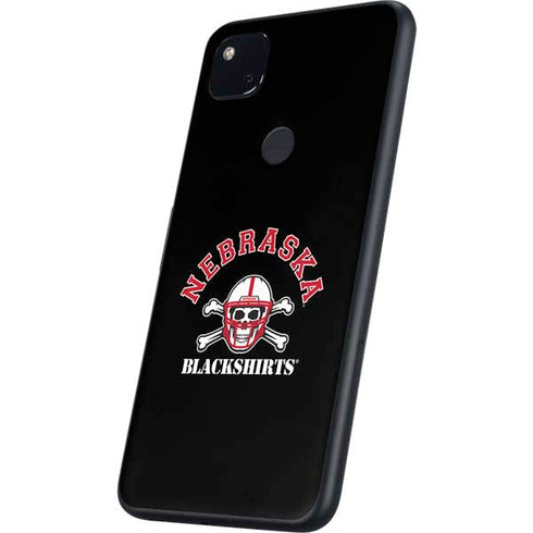 University of Nebraska Blackshirts Google Pixel 4a Skin