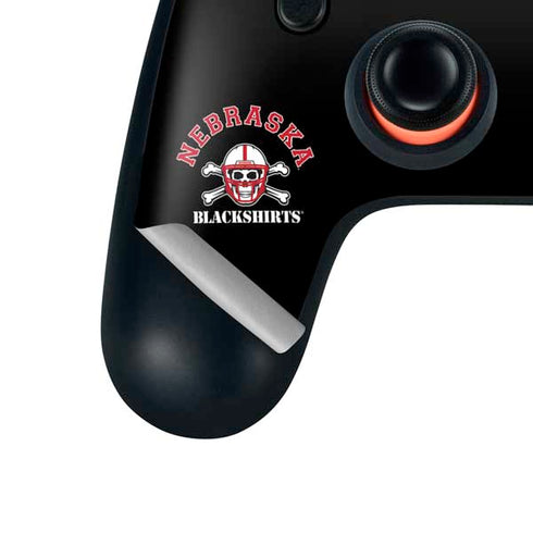 University of Nebraska Blackshirts Google Stadia Controller Skin