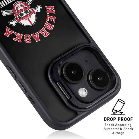 University of Nebraska Blackshirts iPhone 14 Plus Kickstand Case