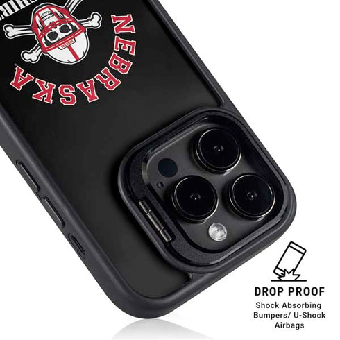 University of Nebraska Blackshirts iPhone 15 Pro Max Kickstand Case
