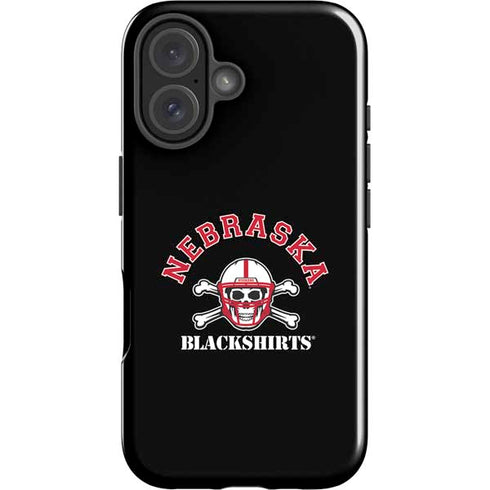 University of Nebraska Blackshirts iPhone 16 Impact Case