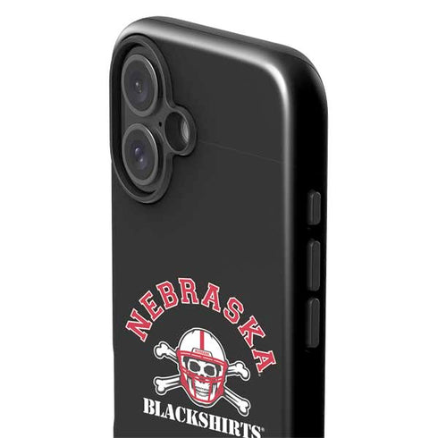 University of Nebraska Blackshirts iPhone 16 Plus Impact Case