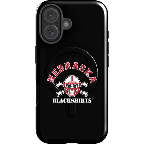 University of Nebraska Blackshirts iPhone 16 Plus Magsafe Impact Case