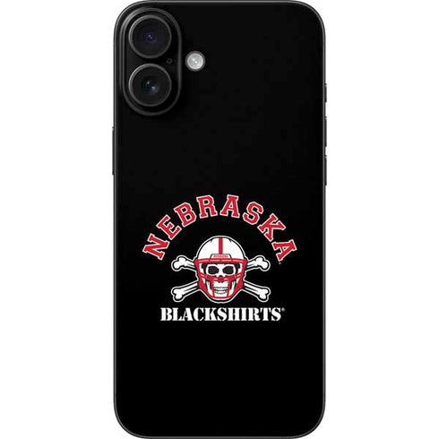 University of Nebraska Blackshirts iPhone 16 Plus Skin
