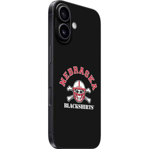 University of Nebraska Blackshirts iPhone 16 Plus Skin