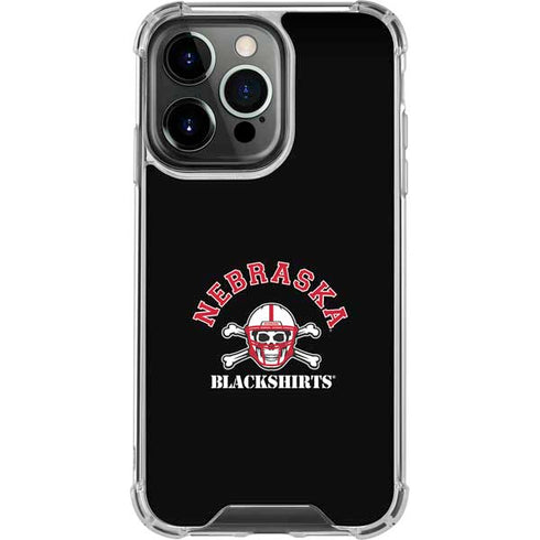 University of Nebraska Blackshirts iPhone 16 Pro Clear Case