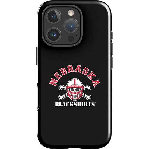 University of Nebraska Blackshirts iPhone 16 Pro Impact Case