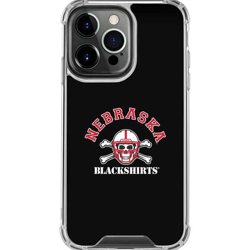 University of Nebraska Blackshirts iPhone 16 Pro Max Clear Case