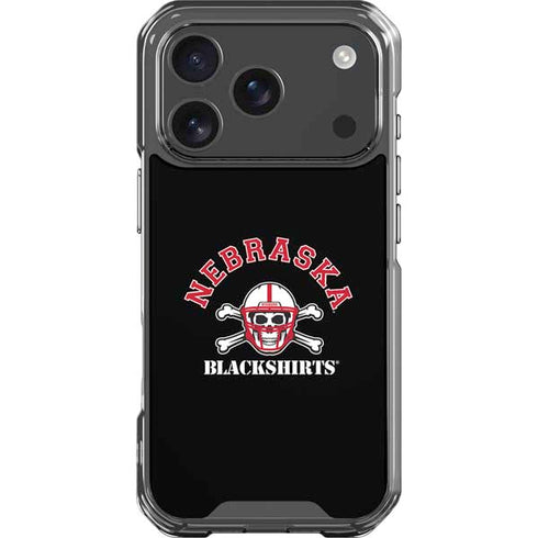 University of Nebraska Blackshirts iPhone 18 Pro Clear Case