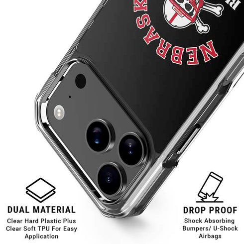 University of Nebraska Blackshirts iPhone 18 Pro Clear Case