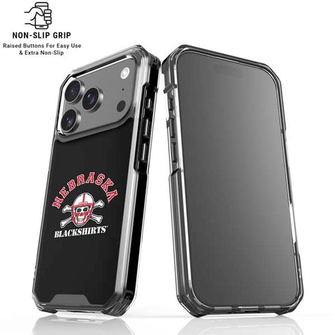 University of Nebraska Blackshirts iPhone 18 Pro Clear Case