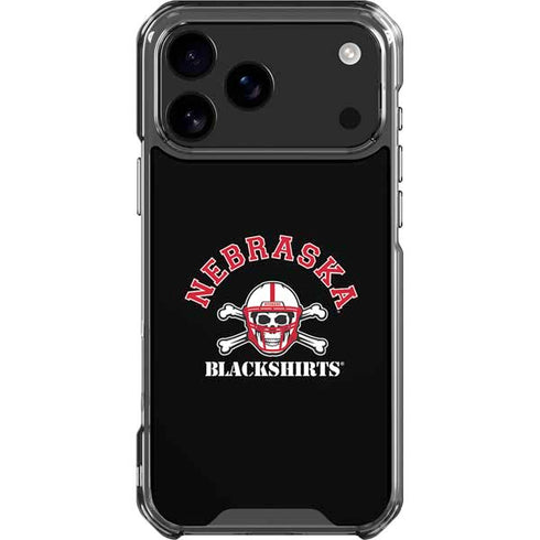 University of Nebraska Blackshirts iPhone 18 Pro Max Clear Case